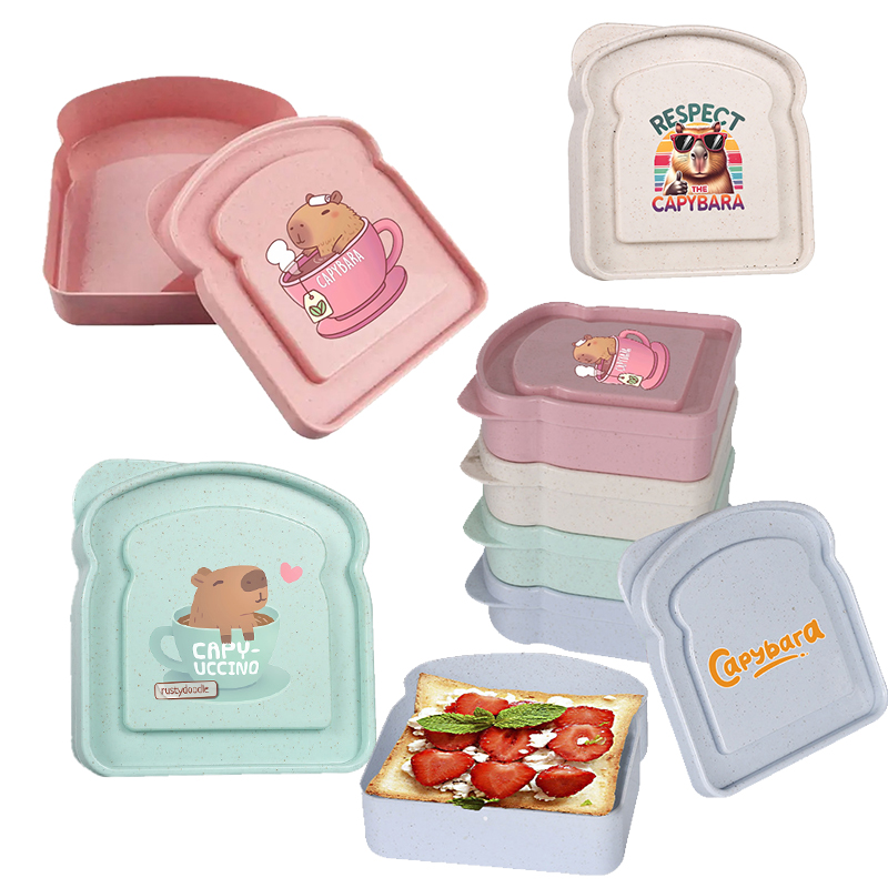 Food Storage Meals - Капибара, сэндвич, футляр для хранения еды,