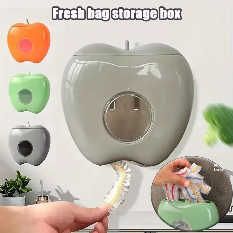 Food Storage Bag - 1 шт. Прозрачный выдвижной органайзер-диспенсер для