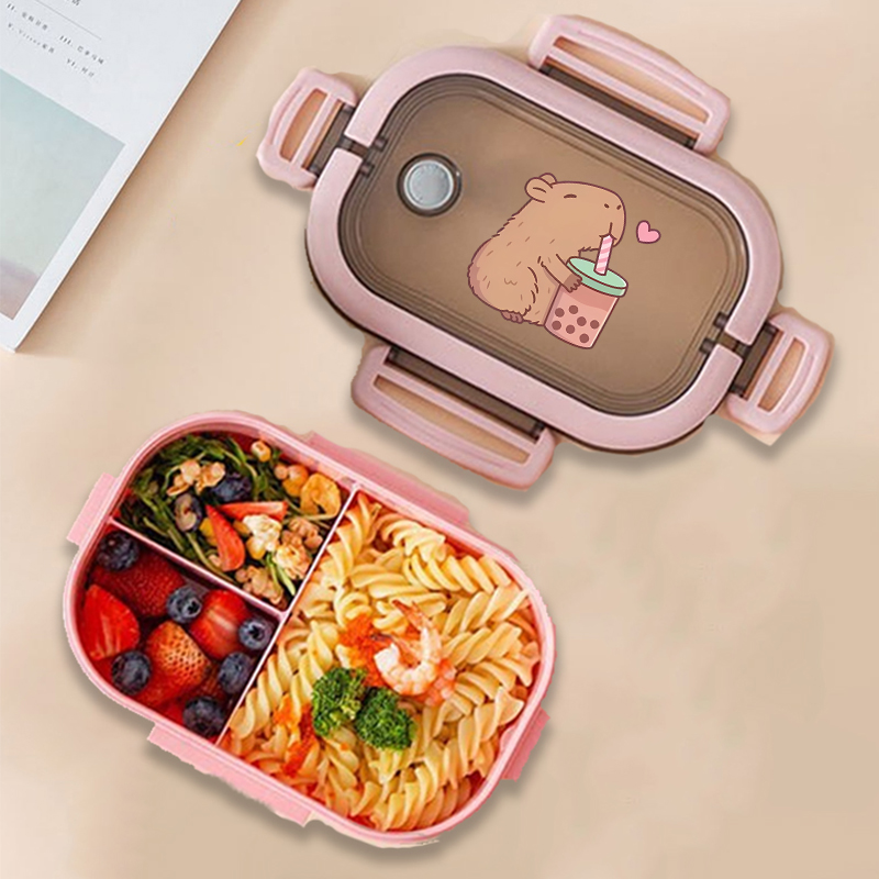 Food Storage Containers - Капибара Бенто Ланч-бокс Аниме Животные с