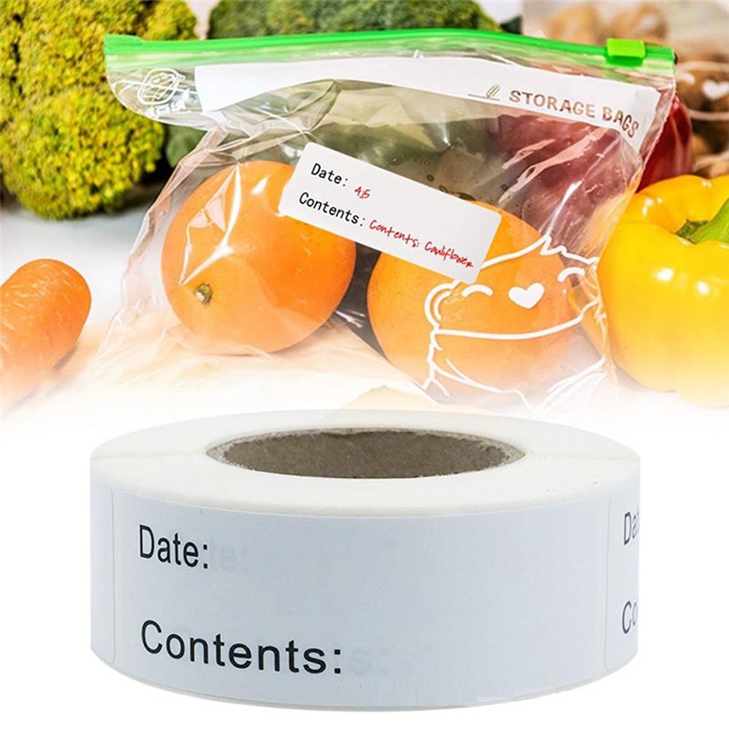 Самоклеящаяся съемная этикетка – обзор и цена Food Storage Labels