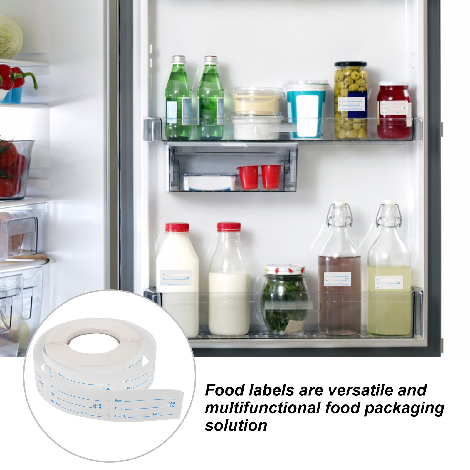 1 рулон этикеток с датой изгот – обзор и цена Food Storage Labels