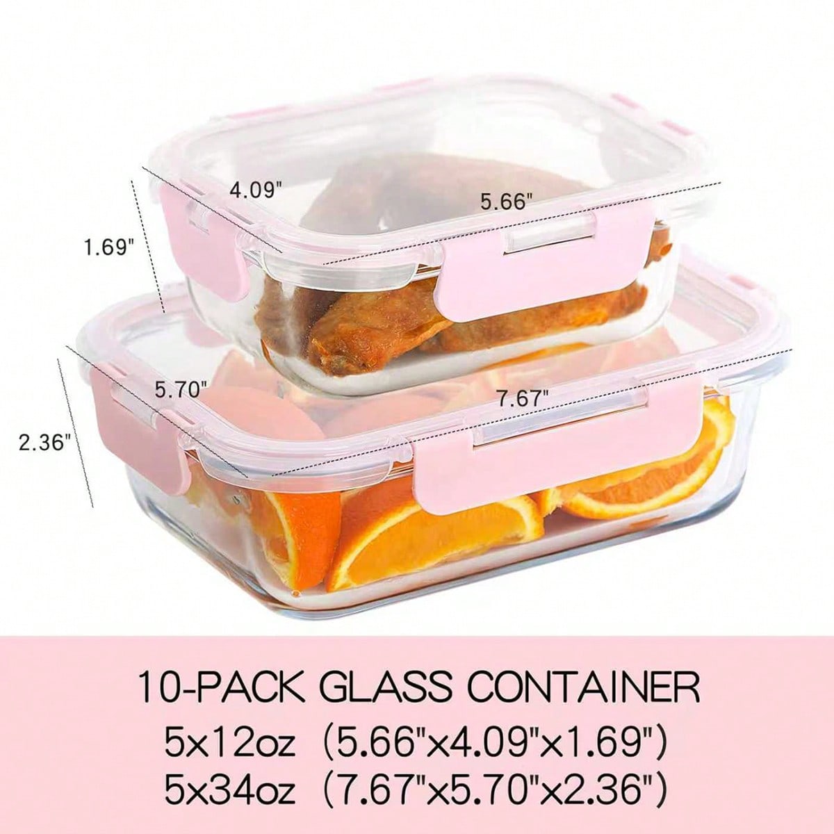 Набор из 10 стеклянных контейн – обзор и цена Food Storage Meals