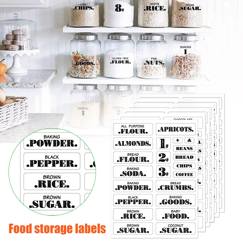 132 шт., водонепроницаемые нак – обзор и цена Food Storage Labels