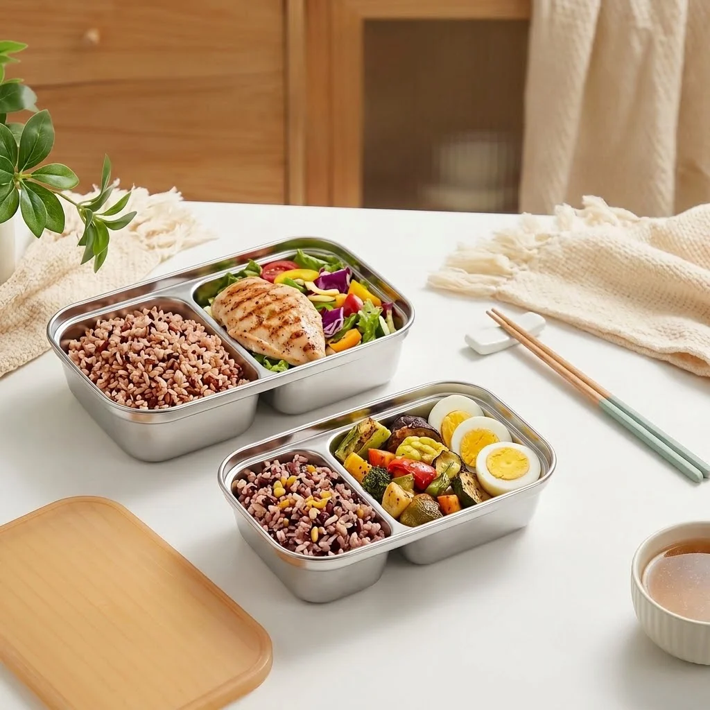 Ланч-бокс из нержавеющей стали – обзор и цена Food Storage With Dividers