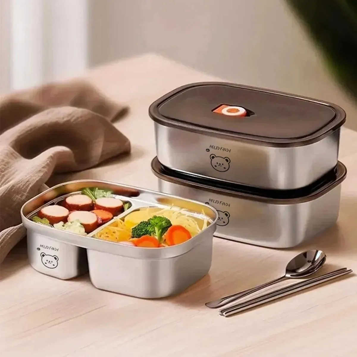 Большая ланч-бокс из нержавеющ – обзор и цена Food Storage Oven Safe