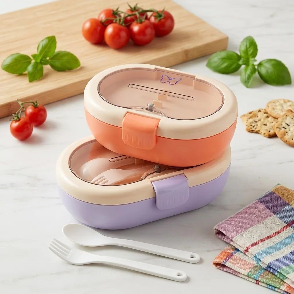 Пластиковый ланч-бокс в стиле  – обзор и цена Food Storage With Dividers